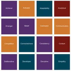 an image of different colors in the same color scheme, each with their own name