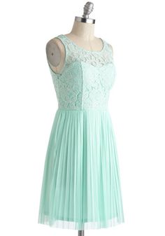 Mint bridesmaid dress - Someone from Your Pastel Dress, #ModCloth $52.99 Lace Bridesmaids Gowns, Pastel Dress, Mint Dress, Retro Vintage Dresses, Lace Bridesmaid Dresses, Lace Short