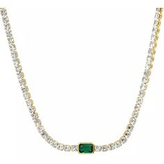 TAI Emerald CZ Tennis Necklace Gold Plated Brass Cubic Zirconia Please inquire about delivery time Authorized TAI Retailer -FREE Shipping on Orders over $100 Ice Jewelry, Tennis Necklace, Bird Design, Designer Jewelry, Necklace Gold, Artisan Jewelry, Custom Jewelry, Cubic Zirconia, Emerald