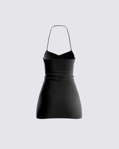 Trendy Black Backless Mini Dress, Trendy Backless Black Mini Dress, Casual Black Backless Bodycon Dress, Black Fitted Bodycon Dress For Day Out, Fitted Black Bodycon Dress For Day Out, Black Mini Bodycon Dress For Day Out, Black Mini Length Bodycon Dress For Day Out, Black Backless Mini Dress For Day Out, Flirty Black Mini Dress For Day Out