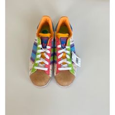 Adidas Superstar W G20 Cm 201 X S.E.E.D. Gx2235 Paint Splattered/White - Women's Size 7.5 Brand New - Never Worn/Used - With Tags - No Box Adidas Multicolor Sneakers With Round Toe, Casual Multicolor Adidas Sneakers, Adidas Multicolor Sneakers With Boost Midsole, Multicolor Low-top Sneakers With Speckled Midsole, Adidas Multicolor Sneakers With Abzorb Midsole, Adidas Multicolor Sneakers With Rubber Sole, Multicolor Adidas Sneakers With Rubber Sole, Sporty Multicolor Adidas Sneakers, Adidas Multicolor Low-top Sneakers