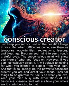 Conscious Creator, Quantum Physics Spirituality, Quantum Consciousness, Escape The Matrix, Psychic Development Learning, Subconscious Mind Power, Quotes Facebook, Energy Consciousness