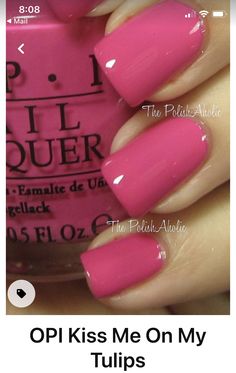 Popular Pink Nails, Opi Gel Polish Colors Summer 2024, 2024 Spring Nail Colors, Spring Nail Colors Gel Polish, Spring Nail Colors 2024, Nail Colors 2024, Spring Nail Color, Pink Nail Polish Colors, Spring Nails Ideas