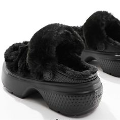 Questions? Leave A Comment Below! Size: M6w8/Men's Size 6 And A Women's Size 8. Seems To Fit Bigger Than An 8. Black Slip-on Platform Slippers With Thick Bottom, Black Slip-on Platform Slippers, Black Platform Slippers With Thick Bottom And Round Toe, Black Slip-on Synthetic Slippers, Black Slip-on Platform Slippers With Rubber Sole, Black Platform Slippers With Cushioned Footbed, Black Comfortable Platform Slippers With Cushioned Footbed, Black Slip-on Platform Slippers Casual, Comfortable Black Platform Slippers With Cushioned Footbed