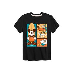 Update his casual wardrobe with this Disney's Boys 8-20 Beach Surf Graphic Tee. © Disney Update his casual wardrobe with this Disney's Boys 8-20 Beach Surf Graphic Tee. © Disney FEATURES Crewneck Short sleevesFABRIC & CARE Solid colors: cotton; Heather colors: cotton, polyester Machine wash Imported Size: X Large. Color: Black. Gender: male. Age Group: kids. Black Graphic Print Top For Disney Trips, Black Graphic Print Tops For Disney Trips, Casual T-shirt With Cartoon Print For Disney Trips, Black Graphic Tee For Disney Trips, Graphic Tee For Disney Trips In Black, Casual Graphic T-shirt For Disney Trips, Casual Graphic Print T-shirt For Disney Trips, Black Cotton T-shirt For Disney Trips, Surf Graphic