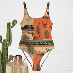 This one-piece swimsuit for all figures will bring out your best features. Enjoy the smooth fabric and the flattering design, and show it off by the sea or pool! * 82% Polyester, 18% Spandex * Fabric weight: 6.78 oz/yd² (230 g/m weight may vary by 5% * Chlorine-resistant fabric * Cheeky fit with a scoop neckline and a low scoop back * Zig-zag stitching * Double-layer front  * Four-way stretch material stretches and recovers on the cross and lengthwise grains This product is made especially for you as soon as you place an order, which is why it takes us a bit longer to deliver it to you. Making products on demand instead of in bulk helps reduce overproduction, so thank you for making thoughtful purchasing decisions! Summer Beachwear One Piece For Swimming, Summer Beachwear One-piece Swimsuits, Summer One-piece Swimsuit With Lined Body For Sunbathing, Summer One Piece With Lined Body For Sunbathing, Casual One-piece With Lined Body For Pool, Casual Beach One-piece With Lined Body, Casual Lined One-piece For Pool, Printed Tankini For Surfing Beachwear, Summer Swimming Bodysuit With Lined Body