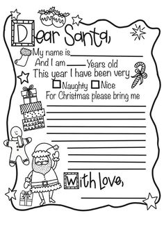 a christmas letter to santa with the message dear santa and i am very old, this year have been very merry