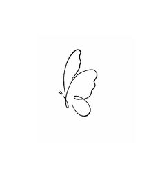 the outline of a butterfly on a white background