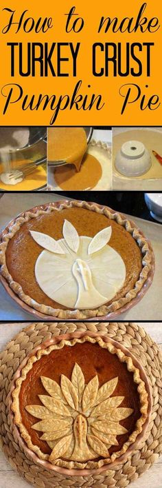 how to make a turkey crust pumpkin pie