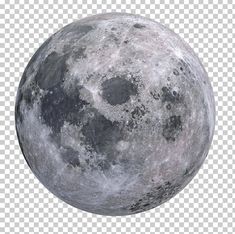 an image of the moon with no background