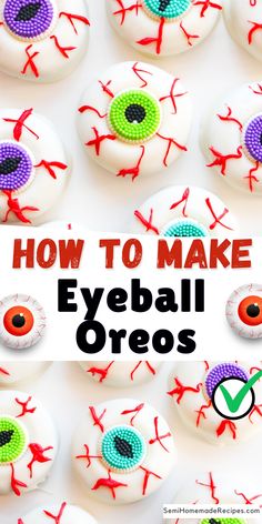 how to make eyeball oreos for halloween