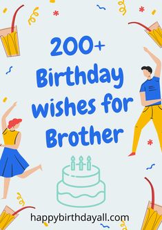 Happy birthday wishes for brother Birthday Brother Wishes, Brother Birthday Wishes From Sister, Happy Birthday Bro Quotes, Birthday Wish For Brother, Birthday Wishes For Little Brother, Funny Birthday Wishes For Brother, Happy Birthday Younger Brother, Amazing Birthday Wishes, Happy Birthday Little Brother