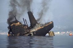 Oil Pollution, Ship Breaking, Industrial Architecture, After Running, Cargo Shipping, Storm Clouds