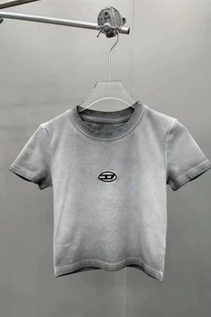 Diesel Crop Top, Classy Clothing, Summer Luxury, T Shirt Female, T Shirt Crop Top, Fire Fits