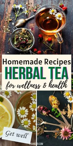 herbal tea Herbal Tea Recipes Diy, Homemade Teas, Tea Recipes Loose Leaf, Herbal Tea Recipes