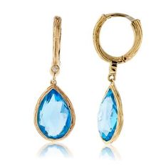 14K Yellow Gold .03ctw Diamond & 8.50ctw Blue Topaz Dangle Earrings Product Details: Earring Information Center Gemstone Accent Stones Style #: ROY C4080B Type: Blue Topaz Type: Diamond Metal Type: 14K Yellow Gold Shape: Tear Drop Shape: Round Backing Type: Locking Post Number: 2 Number: 2 Color: Blue Carat: .03ctw Product Measurements Length (A): 29.75mm Width (B): 10.0mm Depth (C): 5.3mm Shipping & Processing: Standard Shipping is Free and typically takes 2-3 Days! Need it Faster? Sele Fine Jewelry Blue Topaz Earrings With Gemstone Accents, Yellow Gold Teardrop Blue Topaz Jewelry, Teardrop Blue Topaz Yellow Gold Jewelry, Teardrop Blue Topaz Jewelry In Yellow Gold, Yellow Gold Earrings With Blue Topaz And Gemstone Accents, Yellow Gold Blue Topaz Dangle Jewelry, Anniversary Blue Topaz Briolette Earrings, 2 Number, Blue Topaz Earrings