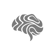 the head of a lion in grey and white colors on a white background royalty illustration