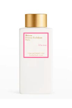 C21U5 Maison Francis Kurkdjian 8.5 oz. À la rose Scented Body Cream Musk Scent, Lemon Blossoms, Cedarwood Oil, Rose Scented Products, Shopping Basket, Body Cream, Body Skin, Body Skin Care, Body Lotion