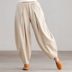 linen Harem women pants Trouser Pants Pattern, Cotton Wide Leg Pants, Women Trousers Design, Cotton Pants Women, Salwar Pants, Womens Pants Design, Summer Pants Women, Salwar Designs, Salwar Kamiz