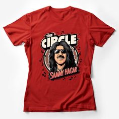 Rock n' roll fans, rejoice! This unique vintage-style tee showcases the legendary Sammy Hagar and The Circle, perfect for any music enthusiast. Crafted for comfort and style, this unisex t-shirt is a standout addition to any wardrobe. Whether you're off to a concert or just hanging out with friends, this shirt pays homage to classic rock with a modern twist. It’s also a great gift for those who appreciate iconic music legends. Get ready to rock your Sammy Hagar love on your sleeve! Custom graphi Band Logo T-shirt For Fans, Band Logo T-shirt Fan Apparel, Band Logo T-shirt For Fan Merchandise, Vintage Graphic Print T-shirt For Music Festivals, Pre-shrunk Band Merch T-shirt For Fan Conventions, Pop Culture Band Logo T-shirt For Music Festivals, Music-themed Band Logo T-shirt, Music Festival Graphic Tee T-shirt Soft-washed, Short Sleeve Band Logo Shirt, Music-themed