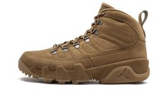 The Air Jordan 9 Boot “Wheat” is a stylish winterized edition of the classic silhouette. Designed to protect your feet in harsh weather with the iconic Air Jordan style, Michael Jordan’s ninth signature shoe gets beefed up for fall and winter wear. The rugged design features a nubuck upper with a water-resistant coating and gusseted tongue to keep you dry, while the rubber outsole adds extra traction to keep you from slipping. The Air Jordan 9 Boot “Wheat” features the classic tan nubuck build i Air Jordan 9 Retro, Jordan Style, All Jordans, Jordan 9 Retro, Air Jordan 9, Spaghetti Strap Bodycon Dress, Jordan 9, Loafer Sneakers, Long Sleeve Short Dress