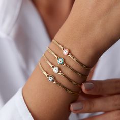 14K Real Gold Evil Eye Bracelet, Gold Snake Chain Bracelet, Gold Enamel Evil Eye Bracelet, Blue Eye Bracelet, Pink Eye Bracelet, Good Luck Bracelet, Proctector Bracelet 🧿 Stylish and Protective: 14K Real Gold Evil Eye Bracelet 🧿 Elevate your accessory collection with the 14K Real Gold Evil Eye Bracelet, featuring a luxurious gold snake chain and vibrant enamel evil eye charms. Designed to combine elegance with a touch of mysticism, this bracelet is perfect for any occasion. PRODUCT FEATURES: - Gold Enamel Bracelets With Charms, Gold Enamel Bracelet With Charms, Yellow Gold Round Enamel Bracelets, Yellow Gold Enamel Bracelet, Yellow Gold Enamel Round Bracelet, Enamel Charms Bracelet, Adjustable Gold Enamel Bracelets, Metal Evil Eye Bracelet For Gift, Evil Eye Metal Bracelet Gift