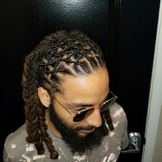 Men’s Dreadlocks, Barrel Rope Twist Locs, Easy Dreadlock Hairstyles For Men, Mens Locs Styles, Loc Men Styles, Men Locs Styles, Men Dreadlocks Styles