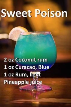 an image of a blue drink with lime on it