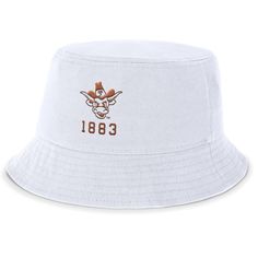 Made by Nike from durable twill fabric, this Texas Longhorns Legacy Apex bucket hat is perfect for spending time outdoors. Its wraparound brim and classic bucket design provide 360-degree coverage. The embroidered details complement the clean look of this Texas Longhorns hat. Bucket Design, Bucket Hat White, Ucla Bruins, Usc Trojans, Texas Longhorns, College Sports, Ohio State Buckeyes, Twill Fabric, Ohio State