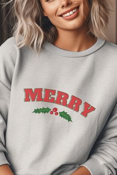 Merry Christmas Sweatshirt, Christmas Shirt, Christmas TShirt, Cute Christmas, Christmas Gift, Christmas Hoodie, Holiday Sweatshirt, Xmas Christmas Hoodie, Sweatshirt Christmas, Christmas Shirt