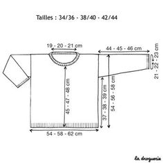 the size and measurements of a t - shirt for children, with measurements to each side