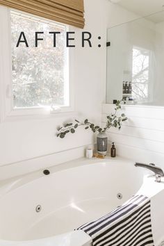 painted tub diy review Retreat Decor, Tub Refinishing, Painting Bathtub, Diy Backsplash, Farmhouse Master, Spa Retreat, Garden Tub, Jacuzzi Tub, Boho Farmhouse