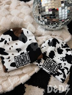 This custom made patch beanie  is perfect for any occasion whether it be for fall/winter time, a snow day hat, a gift for someone, or just a cute accessory to add a little spice to your outfit🧣✨ DETAILS-  * The colors available for this beanie black cow and tan&black cow * These are knitted beanies  with iron on patches  REFUNDS AND CANCELLATIONS- Every hat is handmade by me as a result, a slight variation can occur from the picture with patch size or placement. If you have any problems with your hat please message me within 24 hours of receiving your order and I'd be happy to help! No refunds or exchanges will be accepted after. NOTICE OF NON-AFFILIATION AND DISCLAIMER: We are not affiliated, associated, authorized, endorsed by, or in any way officially connected with the brand shown or Country Hats, Black Cow, Mom Hats, Winter Beanie, Cow Print, Winter Time, Knit Beanie, Iron On Patches, Outfit Details