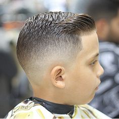 slick haircut with a quiff Kids Hair Cuts For Boys Fade, Simple Hair Designs For Boys, Boys Short Haircut Kids Fade With Line, Kids Fade Haircut Boy Hair, Boys Haircut Designs Lines, Boys Haircut Designs Lines Kids, Boys Fade Haircut