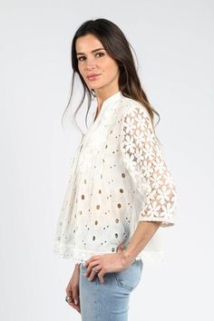 You don't have this in your closet? Hippie Vibe Tribe getting cute fashion in daily!!!!!! #hippievibetribe #fashion #womensclothing #hippie #flowers FREE GIFT ALWAYS!!!!!!!!!!!!!!! Please rate me on google!! See You Soon at Hippie Vibe Tribe Boutique❤️ http://hippievibetribe.com Cotton Button-up Blouse With Floral Embroidery, Summer Floral Print Shirt With 3/4 Sleeves, 3/4 Sleeve Shirt With Floral Print For Spring, Floral Print Shirt With 3/4 Sleeve For Spring, Chic Floral Embroidery Tops For Fall, Chic Floral Embroidered Top For Fall, Spring Floral Embroidery Relaxed Fit Shirt, White Floral Print Blouse With 3/4 Sleeves, Summer Broderie Anglaise Button-up Shirt