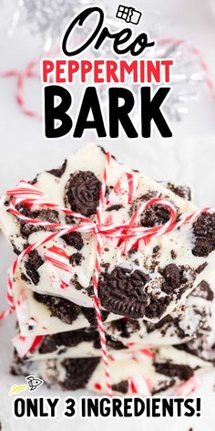 oreo peppermint bark is on sale for only 3 ingredients