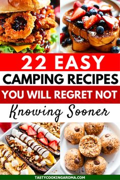 22 Classic Camping Recipes That Always Work Camp Cooking For A Crowd, Delicious Camping Meals, Camping Recipes Make Ahead, Camping Appetizers Make Ahead, Camping Dinners For A Crowd, Camping Meals Easy Make Ahead, Pre Made Camping Meals, Hunting Meals, Easy Camping Dinner Ideas