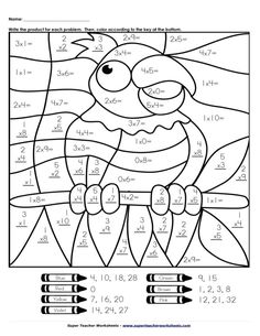 Addition Coloring Worksheet, Maths Colouring Sheets, Oppgaver For Barn, Coloring Worksheets For Kindergarten, Christmas Math Worksheets, Math Mystery