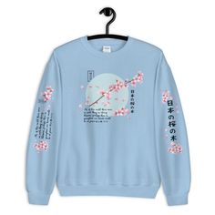 Japanese Blossom Sweatshirt,Aesthetic Shirt,Japanese Shirt,Aesthetic,Aesthetic Clothing,Japanese sweatshirt,Kawaii,Cute,Unisex Sweatshirt A sturdy and warm sweatshirt bound to keep you warm in the colder months. A pre-shrunk, classic fit sweater that's made with air-jet spun yarn for a soft feel and reduced pilling. * 50% cotton, 50% polyester * Pre-shrunk * Classic fit with no center crease * 1x1 athletic rib knit collar with spandex * Air-jet spun yarn with a soft feel and reduced pilling * Do Japanese Blossom, Japanese Shirt, Sweatshirt Aesthetic, Anime Sweatshirt, Aesthetic Shirt, Shirt Aesthetic, Aesthetic Shirts, Aesthetic Clothing, Aesthetic Aesthetic