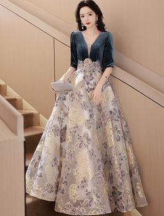 Size: XL Fairytale Gown, Dress Pesta, Formal Occasion Dress, Stylish Short Dresses, Fashion Top Outfits, Dress Velvet, Formal Gown, Maxi Dress Formal