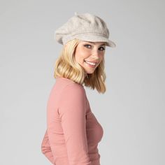 Stylish and functional, the Early Fog Baker Boy Cap is the perfect way to keep your head warm during cold weather. Machine-knit faux angora makes this slouchy cap oh-so-soft, while its adjustable construction and 2.5" brim provide a snug fit and a timeless, classic look. Choose from Charcoal or Beige for a subtle touch of sophistication. Features: Colors: Beige or CharcoalMaterials: 50% Nylon, 50% PolyesterSize: 57cmBrim Size: 2.5"AdjustableCold Weather Machine Knit, Baker Boy Cap, Fall Hats, Baker Boy, Charcoal Color, Machine Knitting, Timeless Classic, Beige Color, Your Head