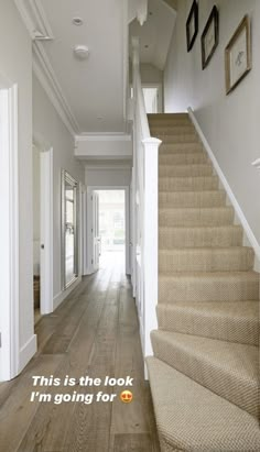 the hallway is clean and ready for us to use as an entrance way in this house