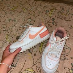 Size 7.5 Nike Air Forces, Not New But Still In Great Condition! Nike Air Forces, Air Forces, Air Force One, Force One, Air Force Ones, Nike Shoes Women, Shoes Women, Nike Air Force, Air Force