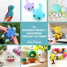 crochet patterns for beginners to make amigurmi animals and other items