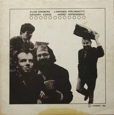 an album cover with three men in black and white, one holding a hat on top of his head