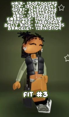 an animated image of a man with dreadlocks on his head, and the words fit 3 below him