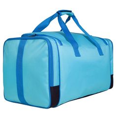 Make packing for sleepovers, sports practice, and trips to grandma's a breeze with the Wildkin Weekender Duffel Bag! Wildkin's Weekender Duffel Bag is sized to fit in an overhead bin when used as a carry-on, so your child will never have to travel without it! Its roomy interior means your child can pack more than just the bare necessities. Use the spacious front pocket and two side pockets to conveniently store and access those items theyll need in a flash. Whether they're packing cleats and sna Blue Rectangular Travel Bag For School, Rectangular Blue Travel Bag For School, Blue Nylon Gym Bag, Blue Rectangular School Travel Bag, Functional Blue Travel Bag For Outdoor Activities, Practical Blue Bag For Outdoor Activities, Blue Nylon Duffle Bag For School, Large Capacity Blue Travel Bag For School, Blue Nylon Rectangular Duffle Bag