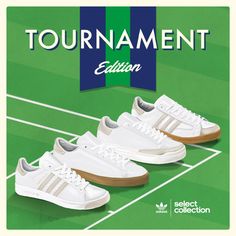 Adidas Ad, Sneaker Posters, Sneaker Magazine, Shoes Photography, Adidas Trainers, Adidas Gazelle Sneaker, Trainer Sneakers, Fashion Poster, Wimbledon