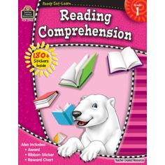 Ready-Set-Learn: Reading Comprehension Grade 1-Kidding Around NYC Reading First Grade, Reading Comprehension Grade 1, First Grade Books, Reading Exercises, 1st Grade Reading Worksheets, Learn Reading, Grade 1 Reading, Beginning Math, Incentive Chart