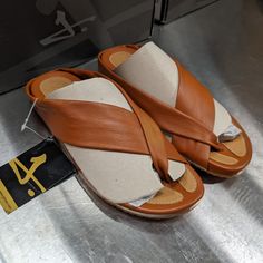 J Shoes - Capri Style No: 9018 Color: Sahara Gole Hand Made Leather Spartan Style Sandals New In Box Brown Slip-on Walking Sandals, Brown Slip-on Sandals For Walking, Sorel Wedges, Recovery Sandals, Black Block Heel Sandals, Travel Sandals, Chunky Wedges, Capri Style, Huarache Sandals